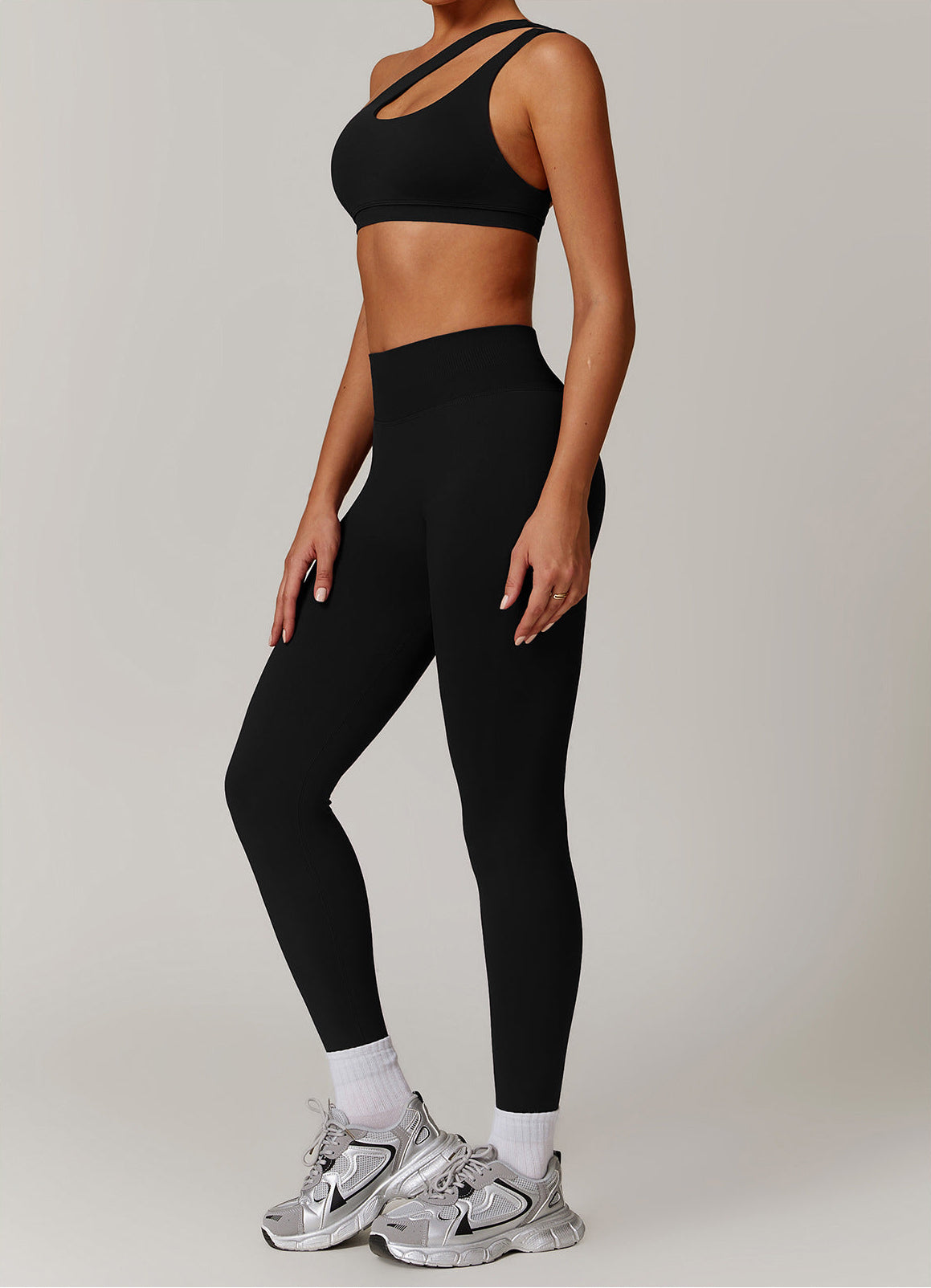 Ensemble de soutien-gorge sans couture Little Melon, support latéral, conçu pour un confort invisible et sans couture.