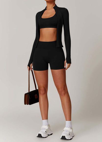 Shorts de sport sans couture pour femmes de la marque Little Melon, confortables et adaptées à l&