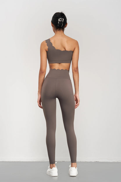 Leggings sirène Little Melon avec motif coloré, tissu extensible, parfaits pour le confort et le style.