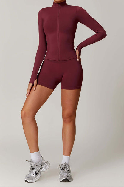 Shorts de sport sans couture pour femmes de Little Melon, ensemble de vêtements d&